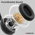 Monster Persona 3rd ANC Active Noise Cancelling Headphones, Over Ear Wireless Headphone Bluetooth with Mic, 70 Hours Playtime Bluetooth Headphones, Foldable Comfort Lightweight Headphone for Travel - Black